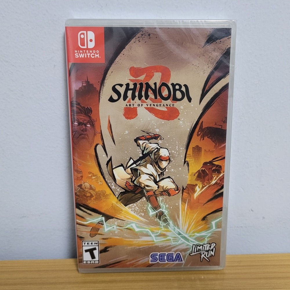 Shinobi: Art of Vengeance (Nintendo Switch) Limited Run Games #286 NEW SEALED